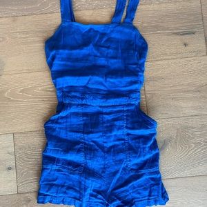Blue Zara Romper - Size Medium